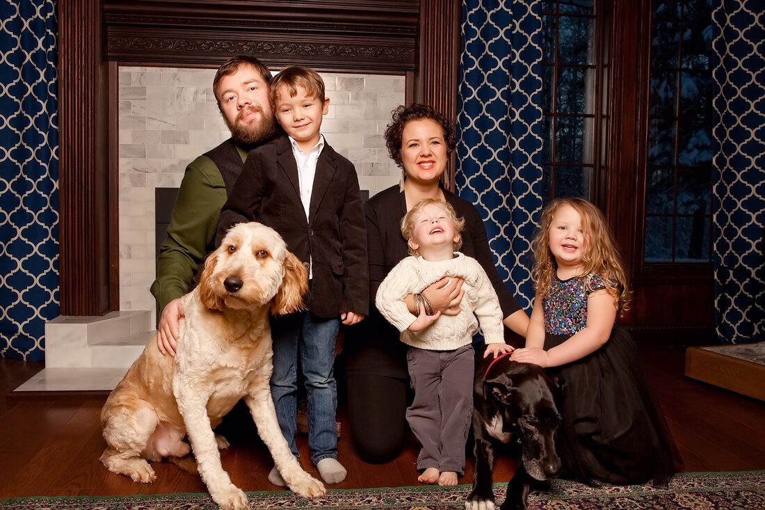 The Huffman Manor host family